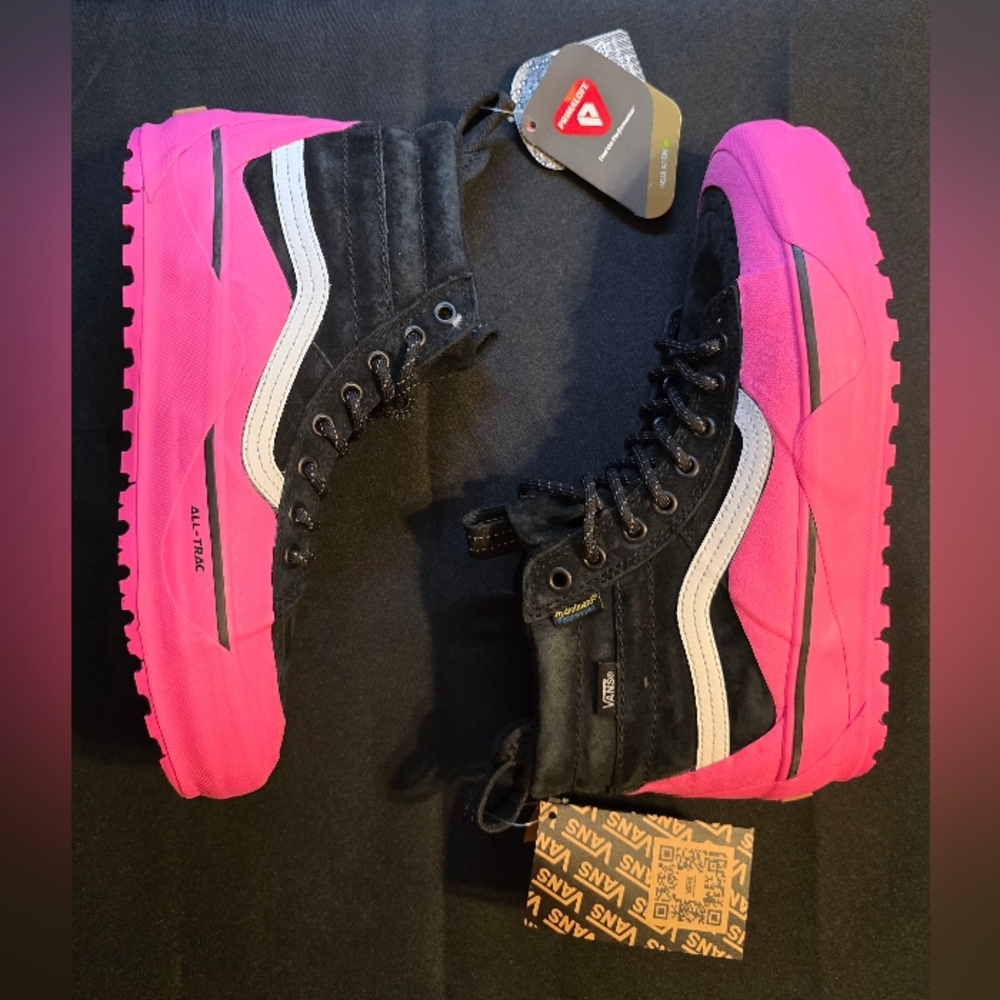 Vans MTE All-Trac Water Proof Black and Pink High-Top Sneakers